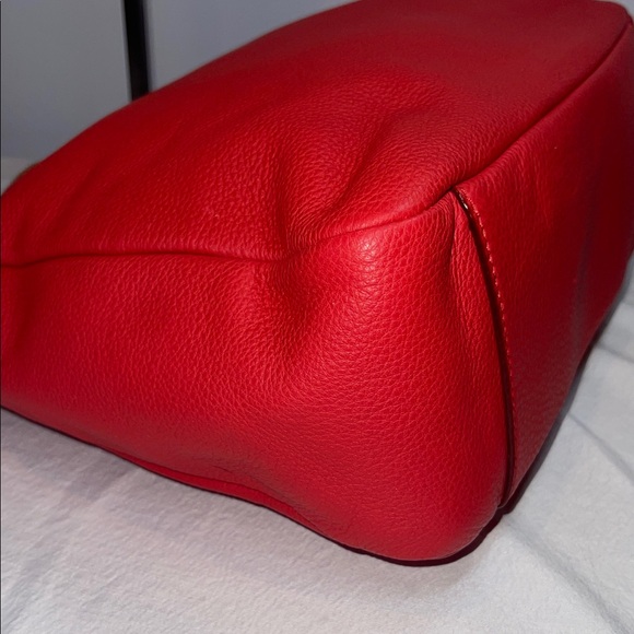 Kate Spade Red Pebble Leather Shoulder Bag - Picture 7 of 10